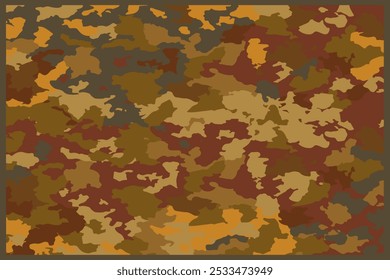 Moderne Kriegsführung Tarnung Tundra terrestrisch. Militärische Camouflage Hintergrund, Vektordruck, Camouflage Armee, Uniform, Druck, Textur, Militär