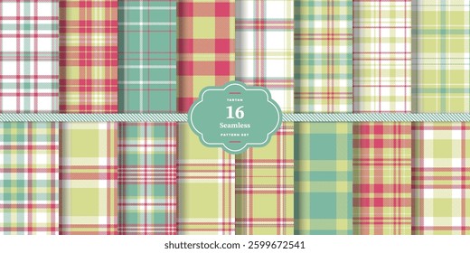 Modern Warm Gold and Deep Cardinal Seamless Tartan Textile Design