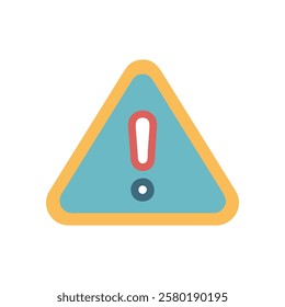 Modern Warning Icon for Safety