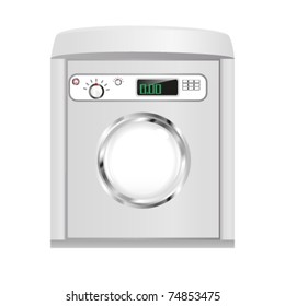 modern washer illustration