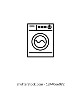 Modern washing machine out line