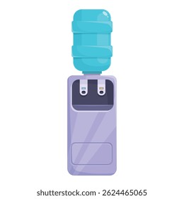 Modern water cooler dispenser, offering a convenient source of refreshing hydration in a workspace