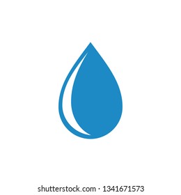 Modern Water Droplet Icon Logo Template