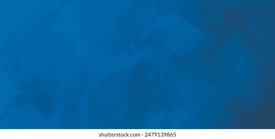 Moderner Aquarellhintergrund oder elegantes Kartendesign für Geburtstagseinladung oder Hochzeit oder Menü mit abstrakten marineblauen Tintenwellen und goldenen Spritzer.