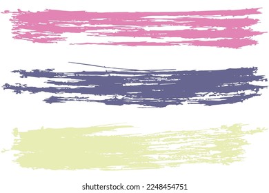 Modern watercolor brush stripes pattern. paintbrush lines horizontal  texture for background. graphic. For textile.