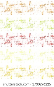 Modern watercolor brush stripes seamless pattern.  Red and green paintbrush lines horizontal seamless texture for background. Hand drown paint strokes decorative artwork. For fabric.