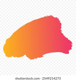 Design moderno de traçado de pincel de aquarela. traçado de pincel