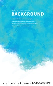 A modern watercolor poster in flashy colors. Vector illustration with copy free place. Background for banner, flyer or advertisement graphic design. Backdrop for wallpaper, card, brochure, banner, web