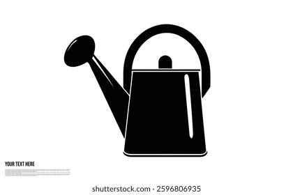 Modern watering can Icon in Outline Style. Perfect for UI, Web, and Graphic Design Projects.