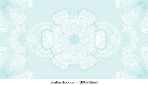 Modern watermark. Pattern money. Artistic illustration. Detailed design. 