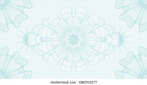 Marca de agua moderna. Patrón de dinero. Ilustración artística. Diseño detallado. 