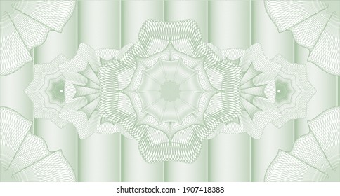 Marca de agua moderna. Patrón de dinero. Ilustración intensa. Diseño detallado. 