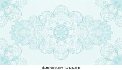 Modern watermark. wavy subtle curves. Vector illustration. 