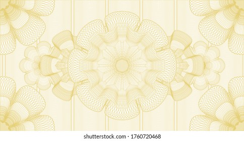 Modern watermark. wavy subtle curves. Intense illustration. Complex design. 