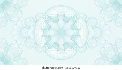 Marca de agua moderna. curvas sutiles onduladas. Ilustración artística. Diseño detallado. 