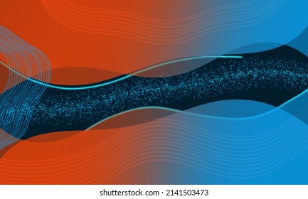 modern wave abstract presentation background. Abstract decoration, halftone gradient, 3d vector illustration. Banner background, greeting card