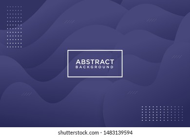 modern wave background design in blue, vector background