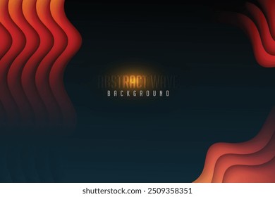 Diseño moderno del fondo de la onda. Diseño de fondo de ondulación de color degradado. Abstractas diseño de Anuncio de fondo. Plantilla de diseño de Fondo de pantalla colorido. 