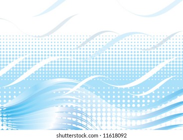 modern wave background design, vector illustration with layer