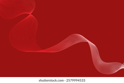 Modern Wave Background on gradient background 