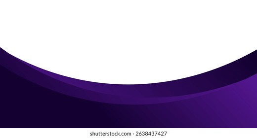 Modern wave banner purple color. modern trendy design in Vector illustration