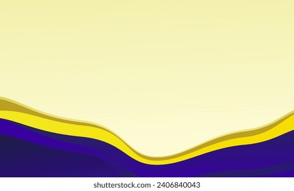 Moderner, wellenblauer Hintergrund. abstrakter Präsentationsdesign-Hintergrund