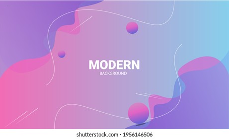 Modern wave curve abstract background. Luxury paper cut background. Abstract decoration. pink gradient