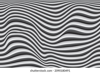 Modern wave curve abstract decorative background. Vector illustration