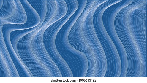 Modern wave curve abstract presentation background. Vector illustration