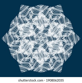 Modern wave curve abstract presentation pattern. Vector illustration
