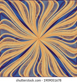 Patrón de presentación abstracto de la curva de onda moderna. Ilustración del vector