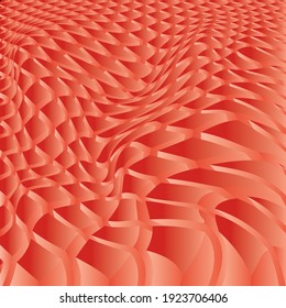 Modern wave curve abstract presentation background. Vector illustration