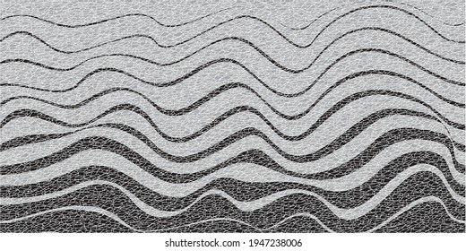 Modern wave curve abstract presentation background. Vector illustration