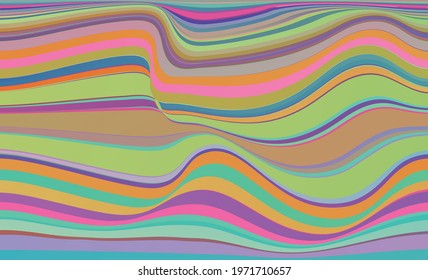 Modern wave curve abstract presentation background. Vector illustration