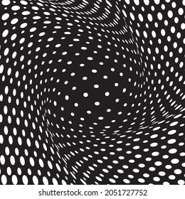 Modern wave curve abstract presentation background. Vector illustration