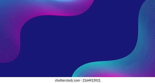 Modern wave curve abstract presentation background