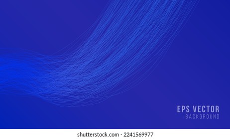 modern wave curve abstract presentation background. Luxury paper cut background. Abstract decoration, golden pattern, halftone gradients, 3d Vector illustration. Blue background