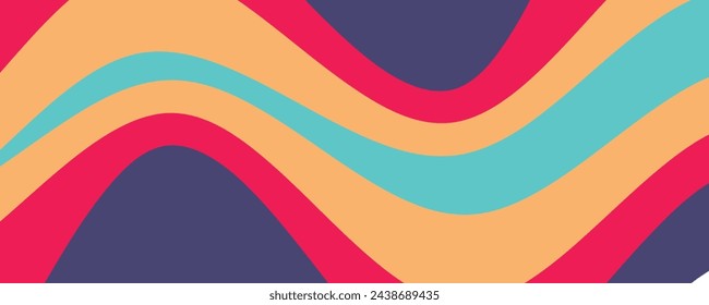 Fondo de presentación abstracto de la curva de onda moderna. Fondo de corte de papel de lujo. Decoración abstracta
