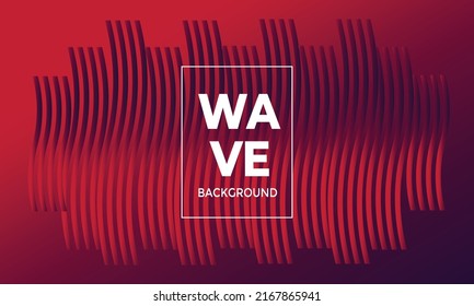 Modern Wave Curve Background Design