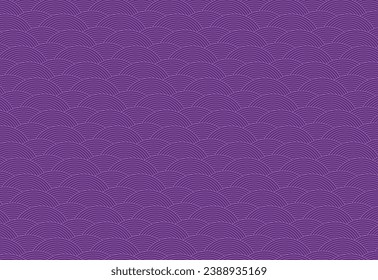 Modern Wave Elegance, Vector Background with Artistic Circles, Japanese Wave Harmony, Stylish Vector Background with Circular Textures