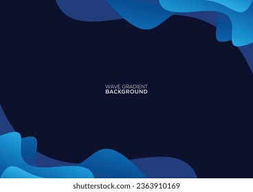 modern wave gradient background design