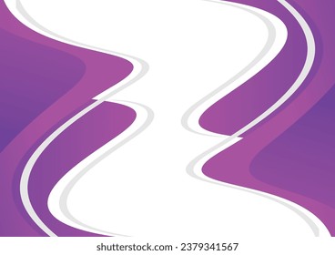 modern wave gradient white background design