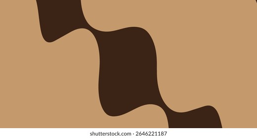 Modern wave layered vector background illustration