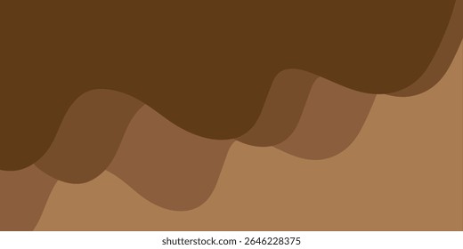 Modern wave layered vector background illustration