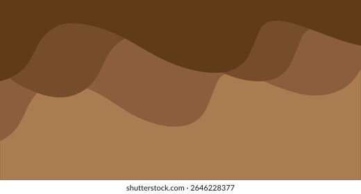 Modern wave layered vector background illustration