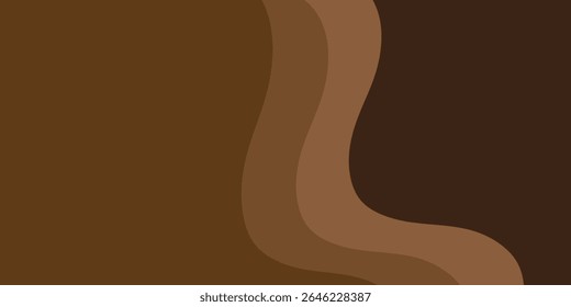 Modern wave layered vector background illustration