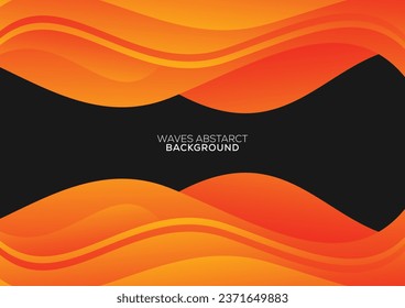 modern wave style background gradient design