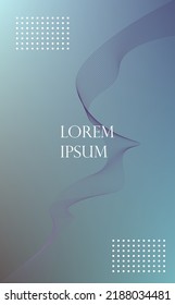 Modern Waves Abstract Cover Background