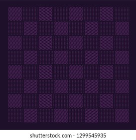Modern waves and dots background. 