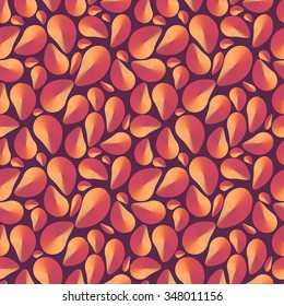 Modern waves floral abstract background. Vector illustration